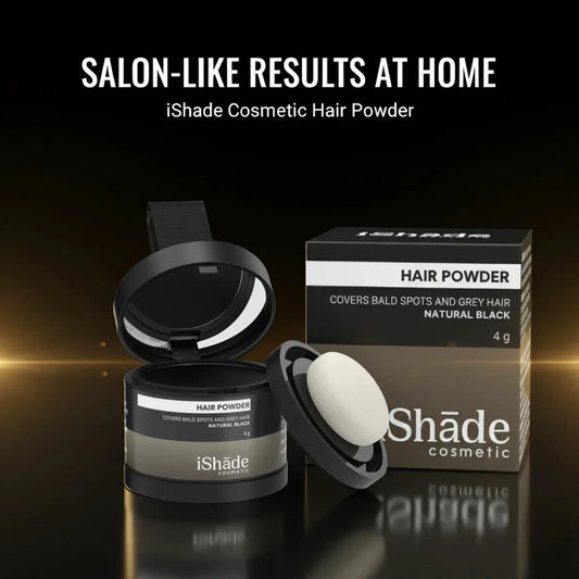 iShade Hair Press Powder for instant root lift and thinning hair coverage