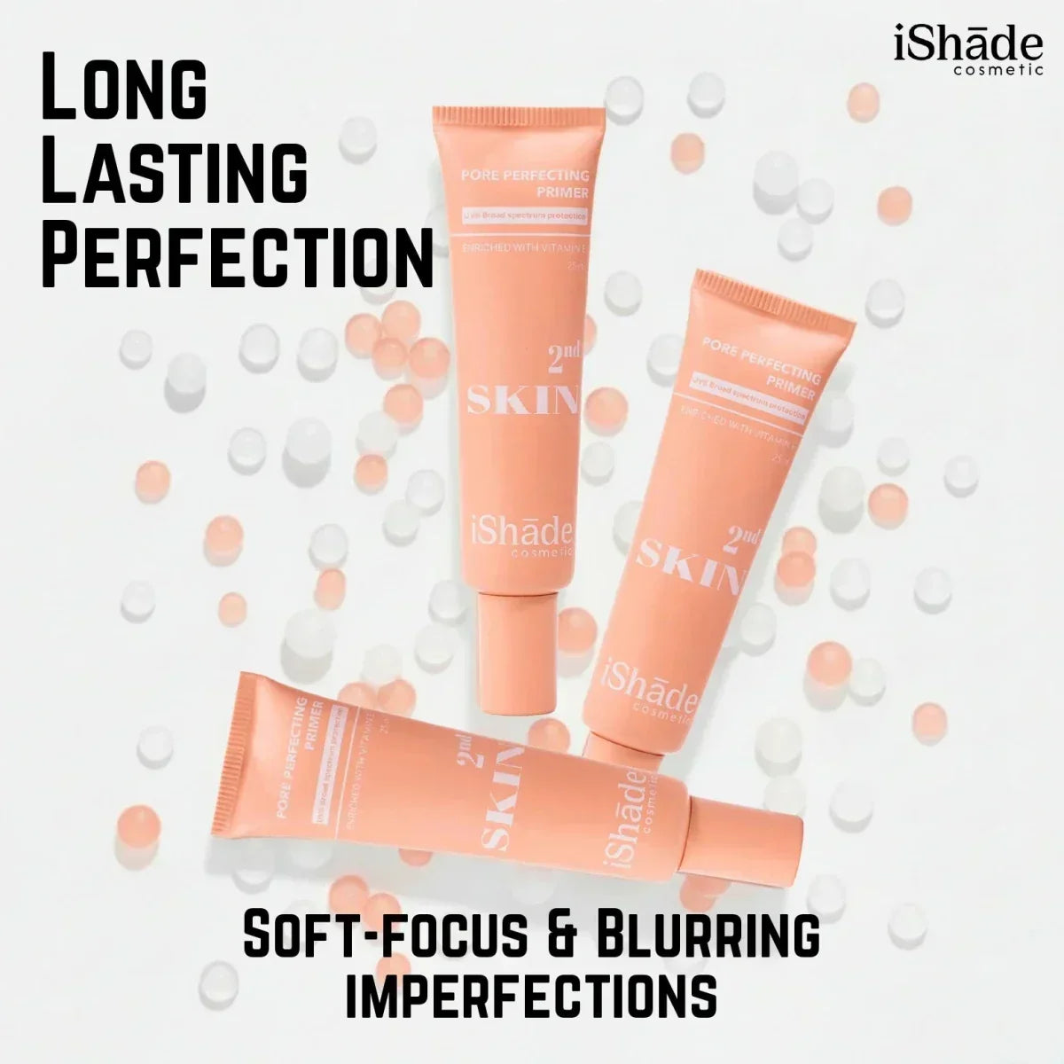 2nd Skin Base Duo – Face Primer with SPF + Luminous Foundation with UV Protection - Ishade cosmetic