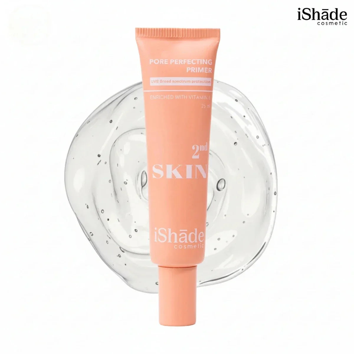 2nd Skin Face Primer with SPF - Perfect Base for Flawless Skin - Ishade cosmetic