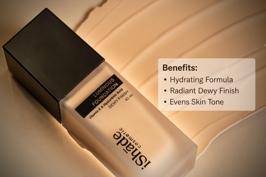 Luminous Foundation with UV Protection - Enriched with Vitamin E and Hyaluronic Acid