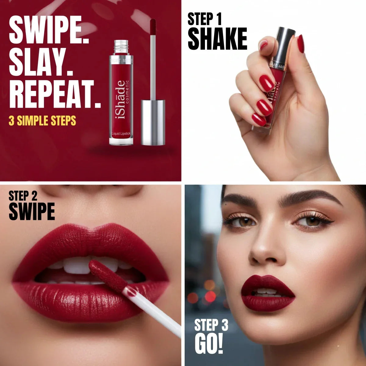 Conditioning Liquid Lip Color | Long - Wear Hydrating Matte Lipstick - Ishade cosmetic