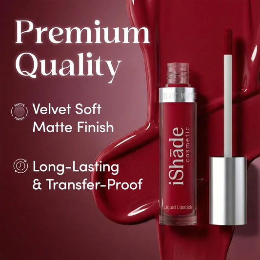Conditioning Liquid Lip Color | Long - Wear Hydrating Matte Lipstick - Ishade cosmetic