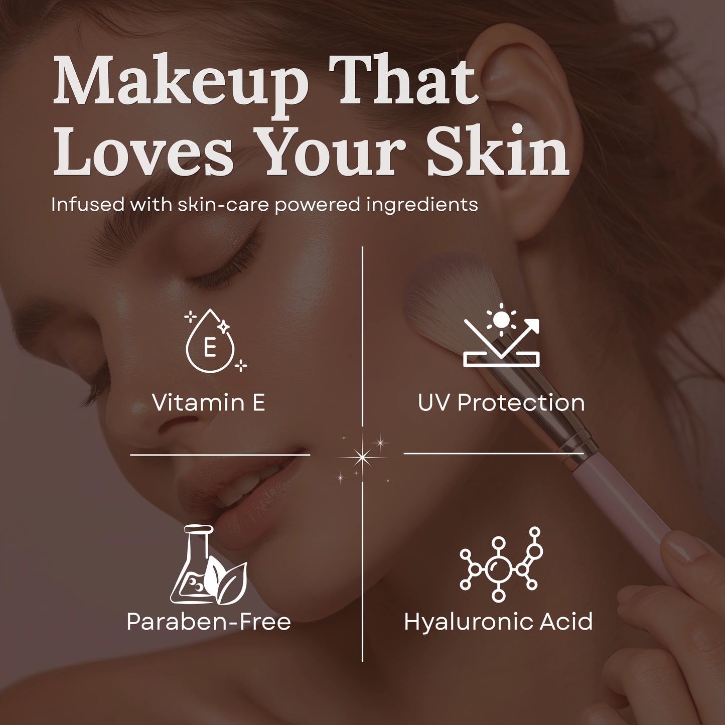 Luminous Foundation with UV Protection - Enriched with Vitamin E and Hyaluronic Acid