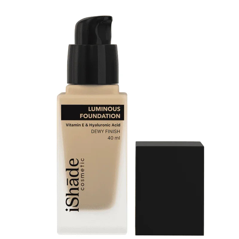 Luminous Foundation with UV Protection - Enriched with Vitamin E and Hyaluronic Acid - Ishade cosmetic