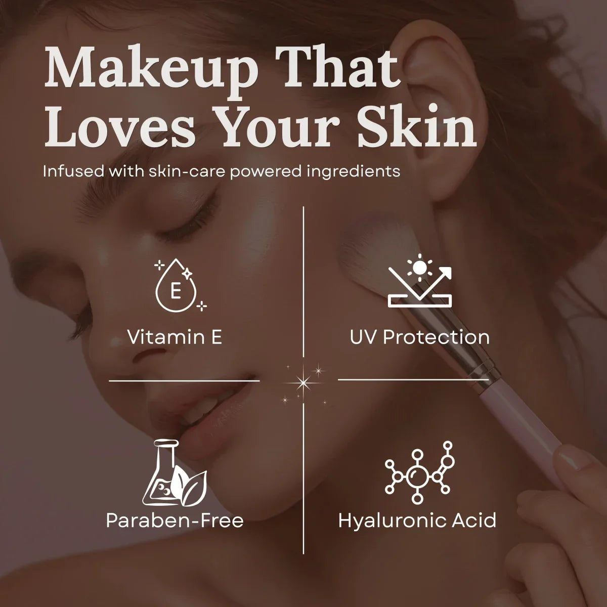 Luminous Foundation with UV Protection - Enriched with Vitamin E and Hyaluronic Acid - Ishade cosmetic